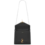 CASSANDRA Medium top handle bag in grain de poudre embossed leather - Image 5