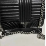Diagramme leather handbag Prada - Image 2