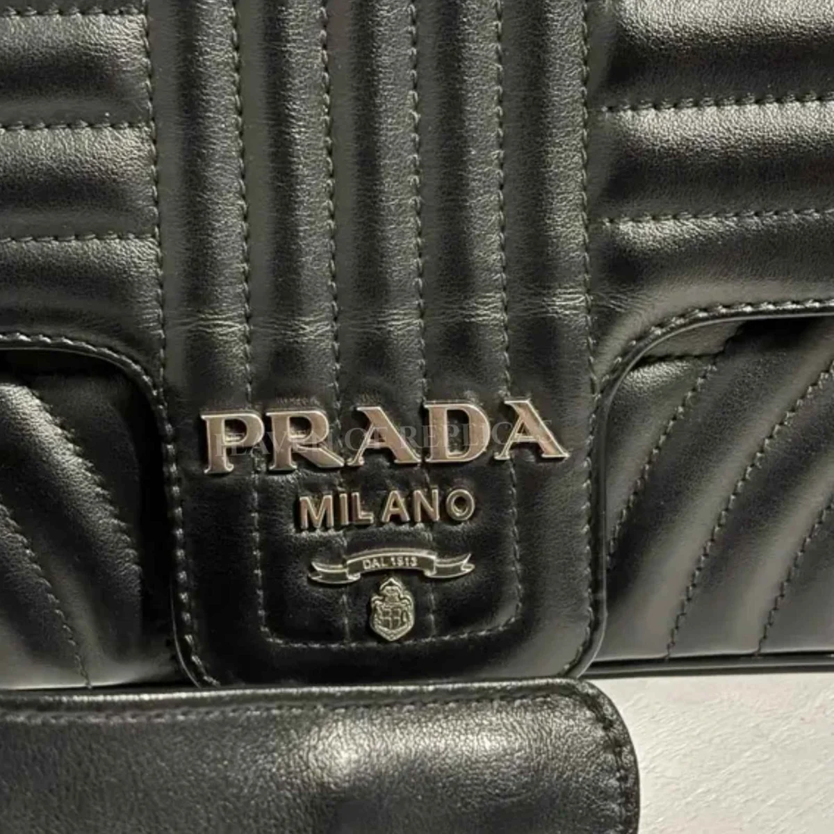 Diagramme leather handbag Prada