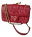 Diagramme leather handbag Red, Leather