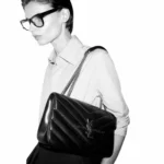 LOULOU medium in MATELASSÉ lambskin