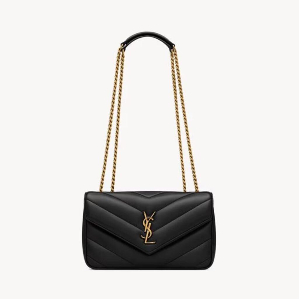 LOULOU small in MATELASSÉ lambskin