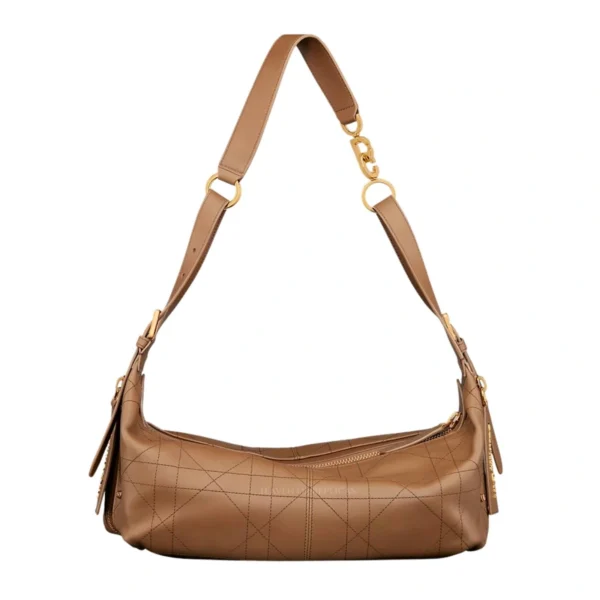 Medium D-Journey Bag in Vintage Smooth Calfskin