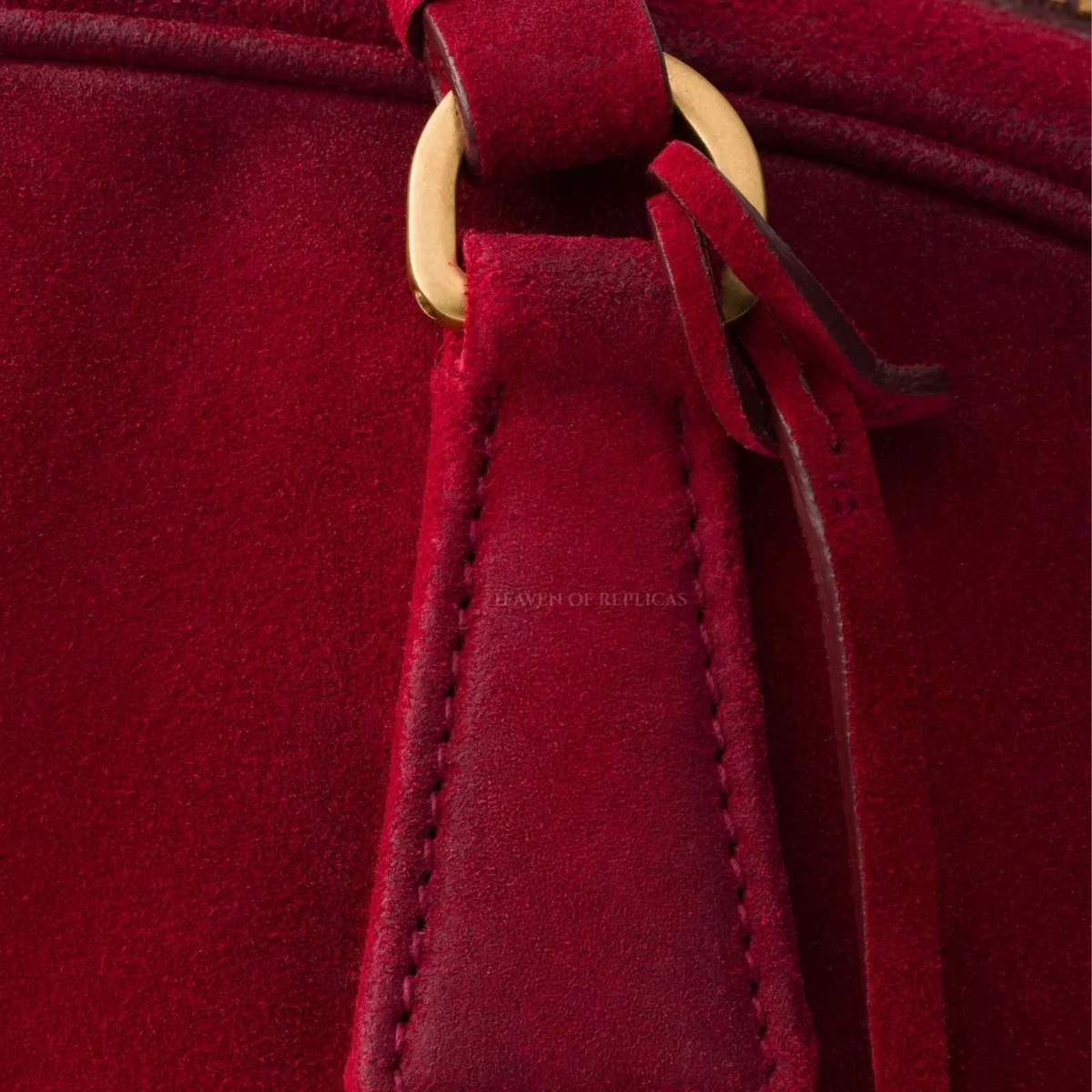 Prada Bowling medium suede bag
