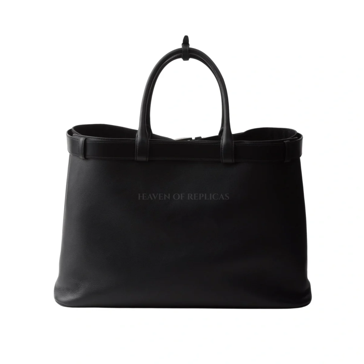 Prada Buckle Leather Bag with Belt Knockoff – PRD-007 - Image 2