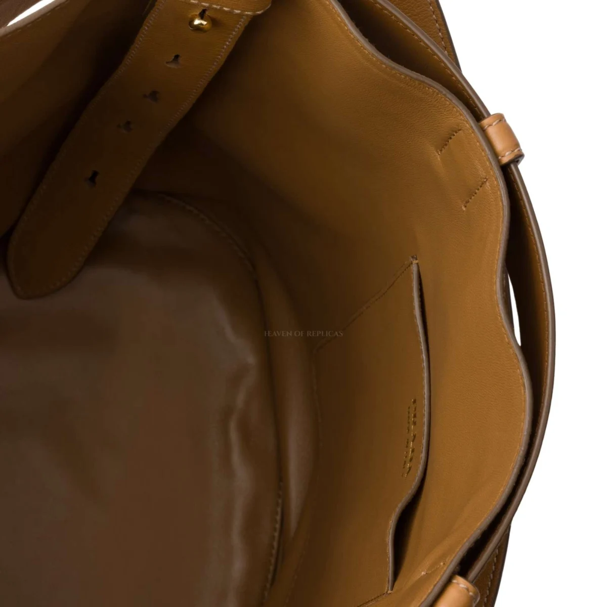 Prada Buckle Replica Leather Bag with Belt - PRD-008 - Image 3