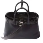Prada Buckle small leather handbag with belt - Image 5