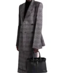 Prada Buckle small leather handbag with belt