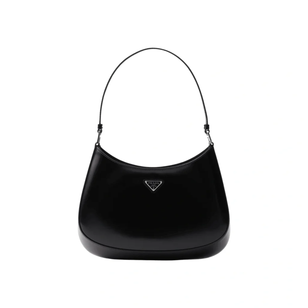 Prada Cleo brushed leather shoulder bag