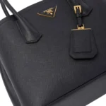 Prada Double medium Saffiano leather bag - PRD-014 - Image 3
