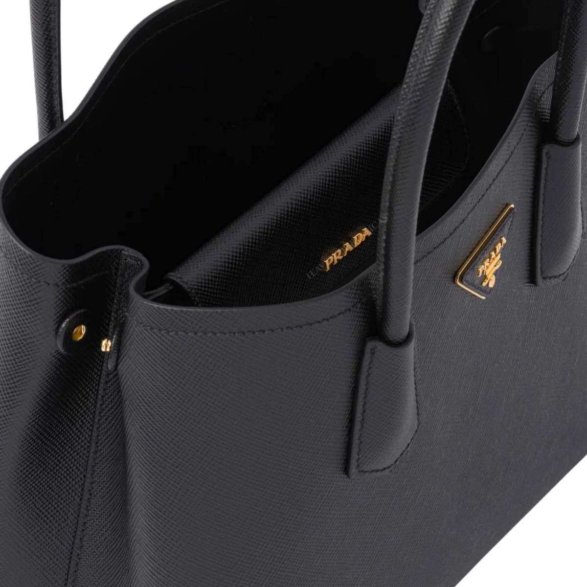 Prada Double medium Saffiano leather bag - PRD-014 - Image 4