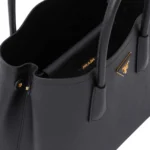 Prada Double medium Saffiano leather bag - PRD-014 - Image 4