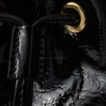 Prada Knockoff Duet Naplak Patent Leather Bucket Bag - PRD-015 - Image 5