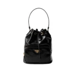 Prada Duet naplak patent leather bucket bag