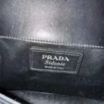 Sidonie leather handbag Prada Black, Leather