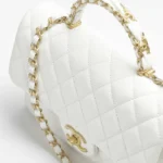 Small Flap Bag with Top Handle - Image 3