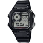 AE1200WH-1A | Illuminator All Black Digital Watch - CSO-01053