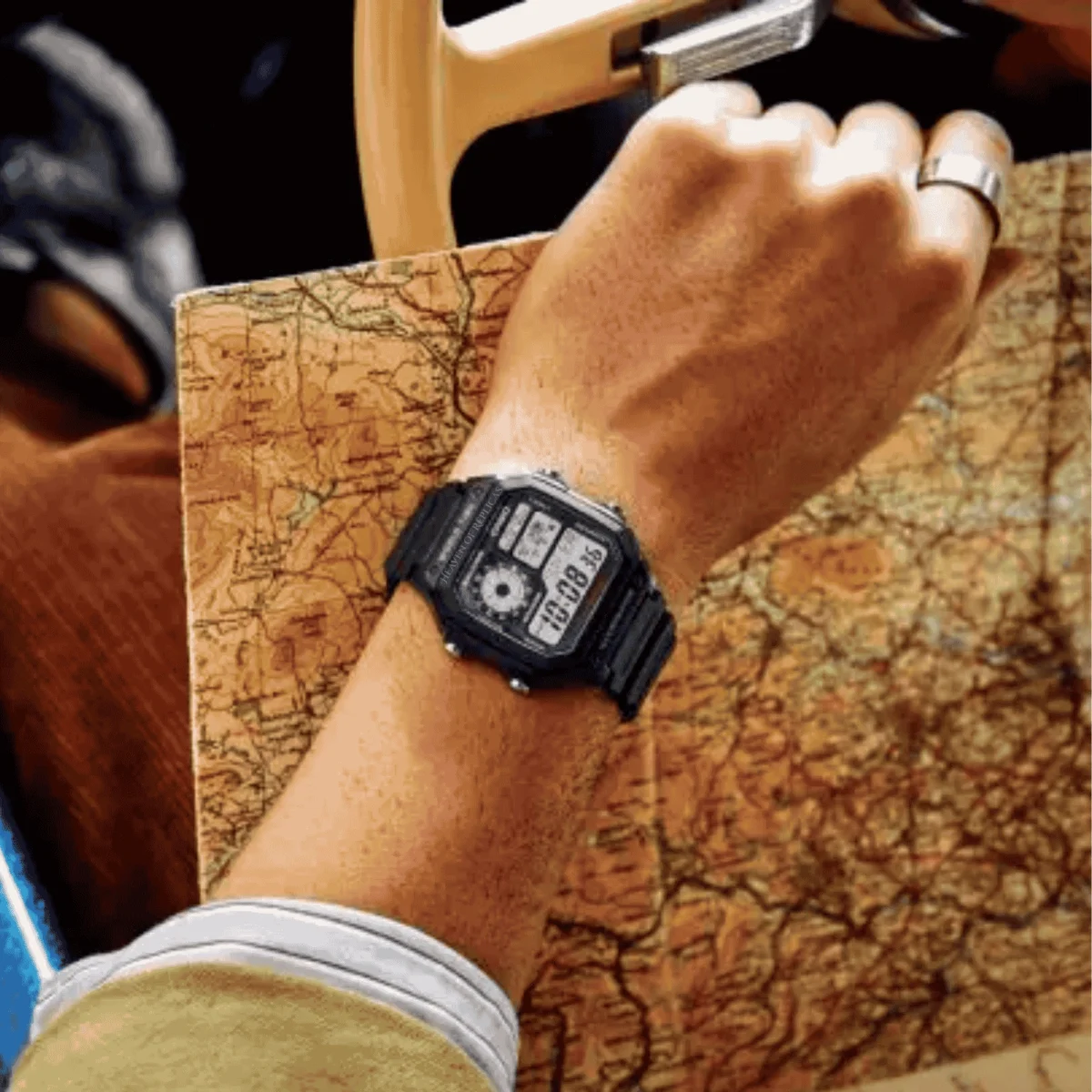 AE1200WH-1A | Illuminator All Black Digital Watch - CSO-01053