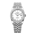 Datejust 36 Oyster 36 mm Oystersteel white gold and diamonds