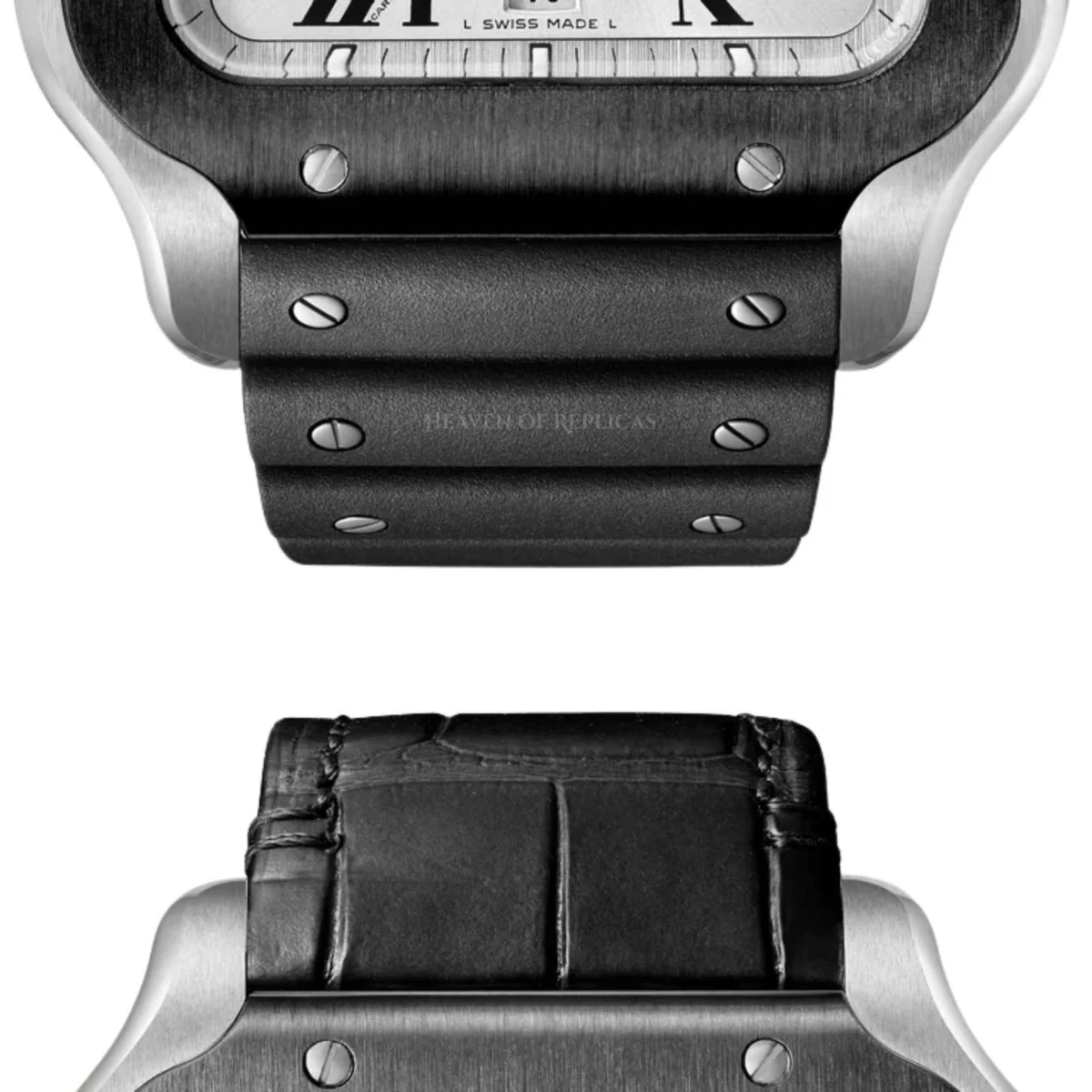 Santos de Cartier Chronograph watch - Image 4