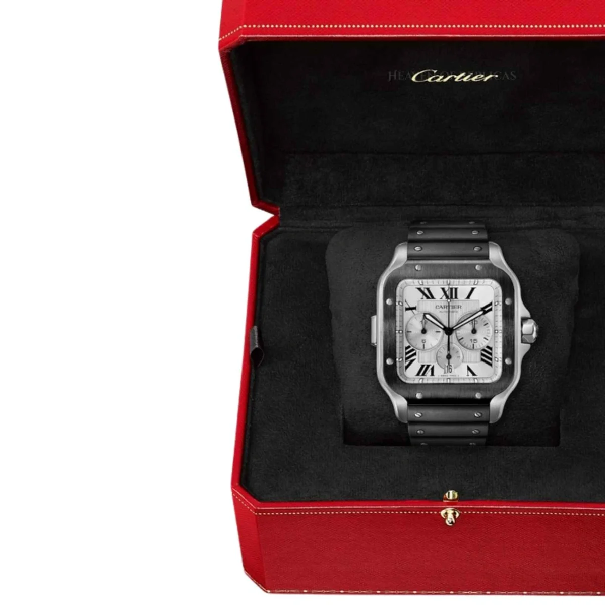 Santos de Cartier Chronograph watch - Image 2