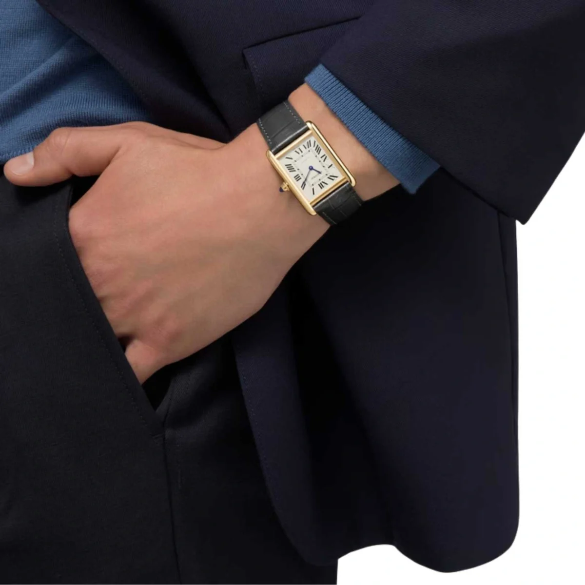 Tank Louis Cartier watch - Large model, automatic - Image 4