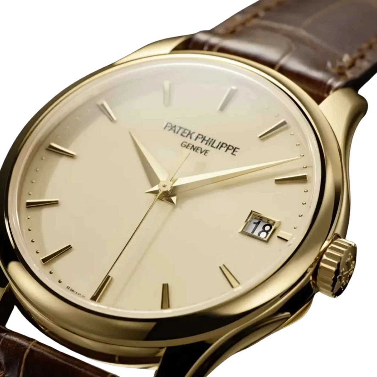 Calatrava Date Yellow Gold Watch - Image 4