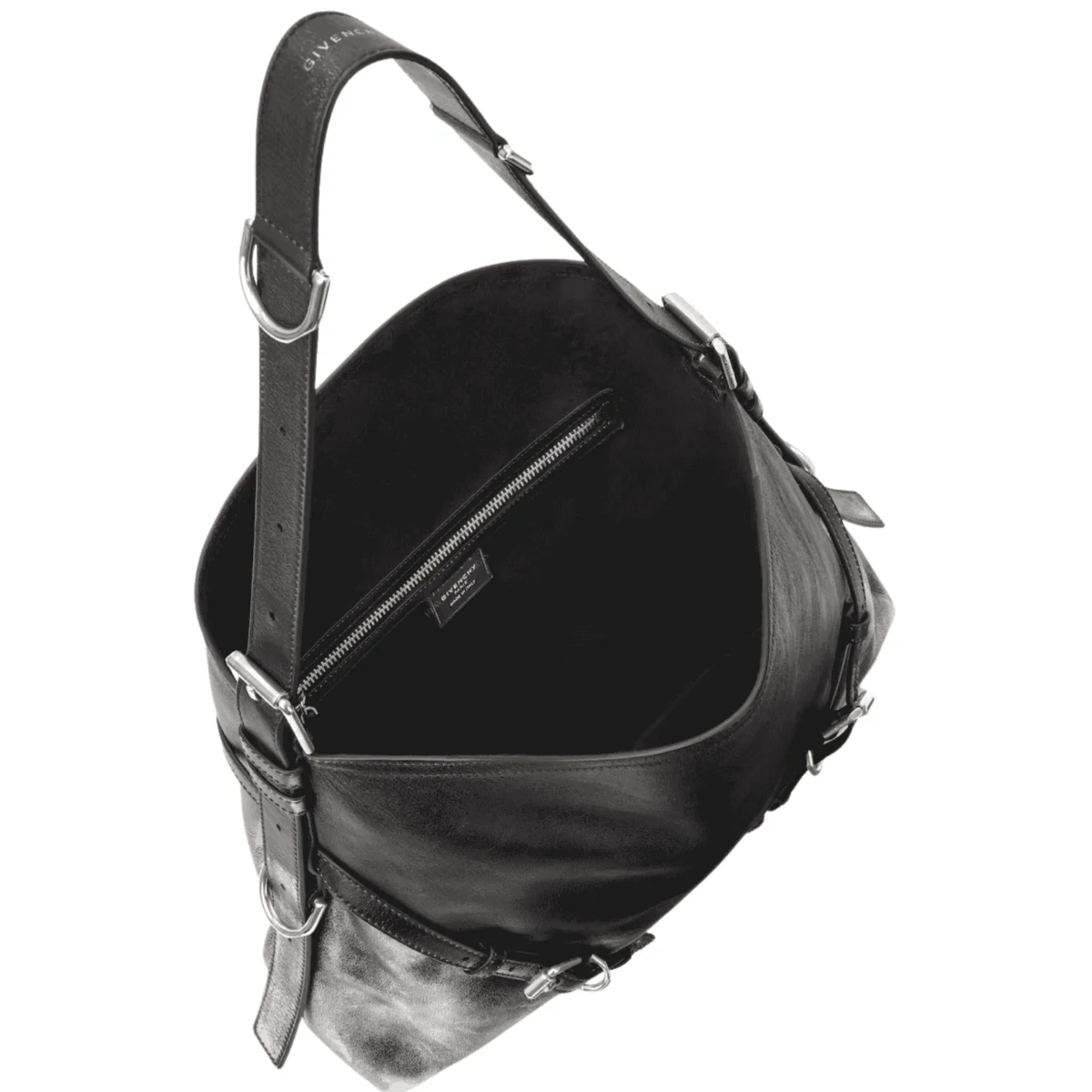 Medium Voyou bag in gradient laminated leather - Image 4