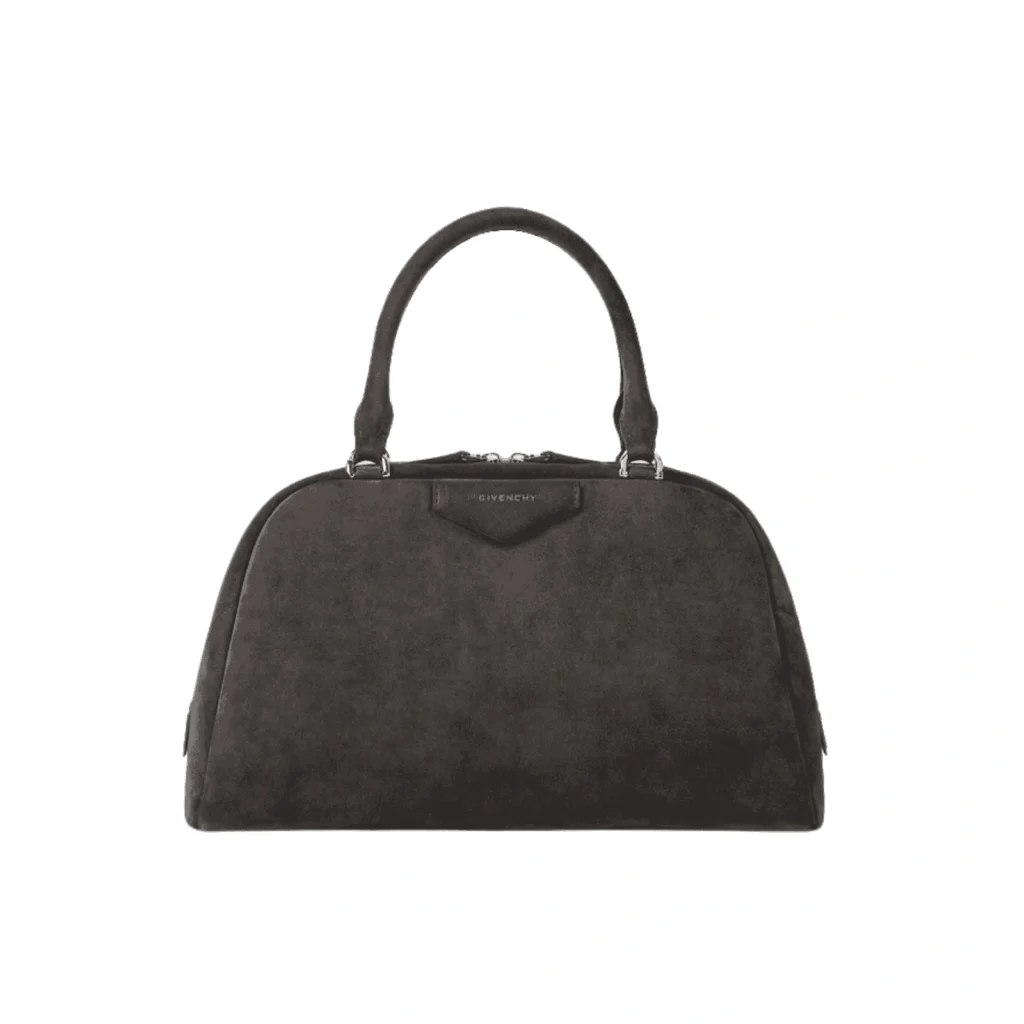 Medium Antigona East-West Soft bag in suede
