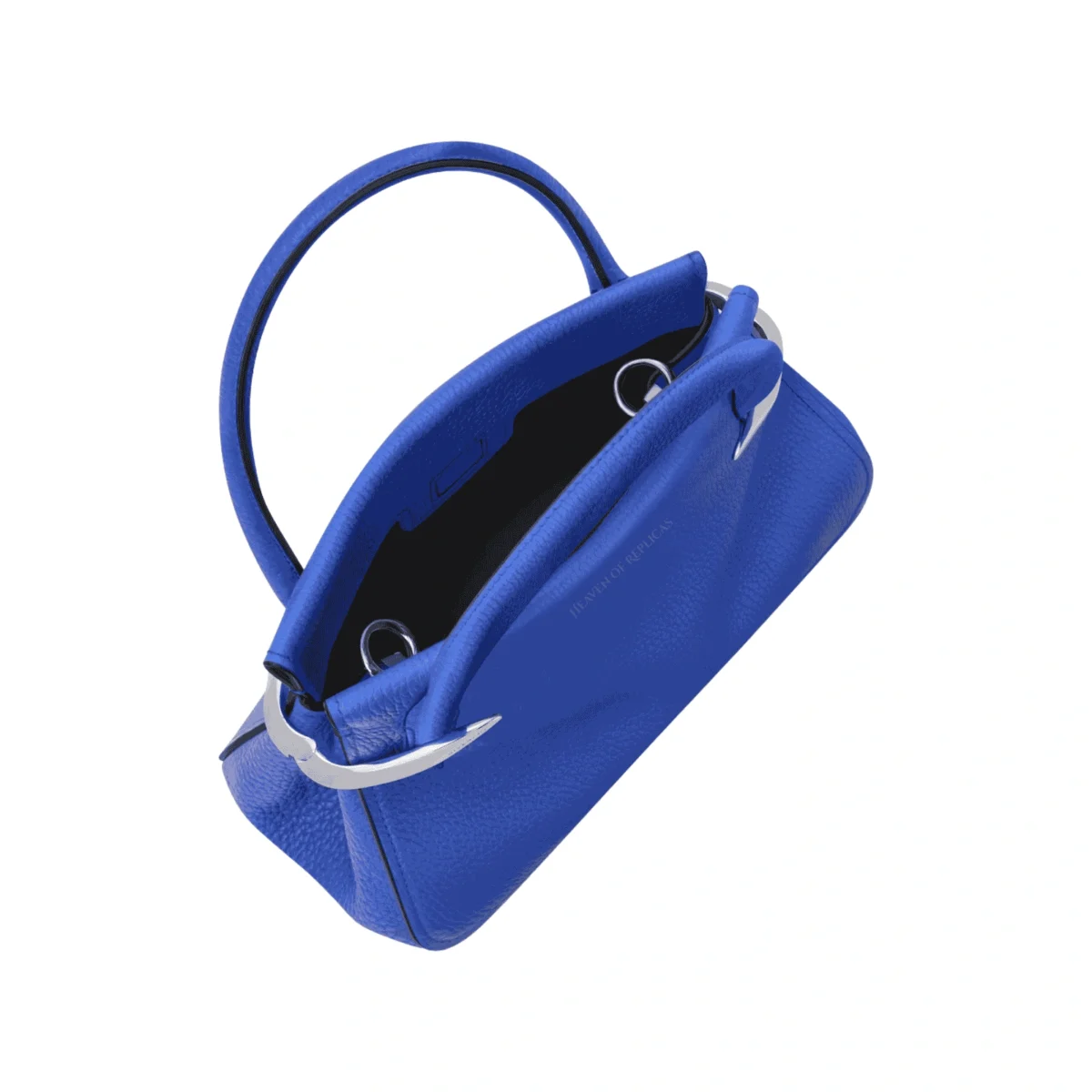 Mini Pinch bag in grained leather - Image 4