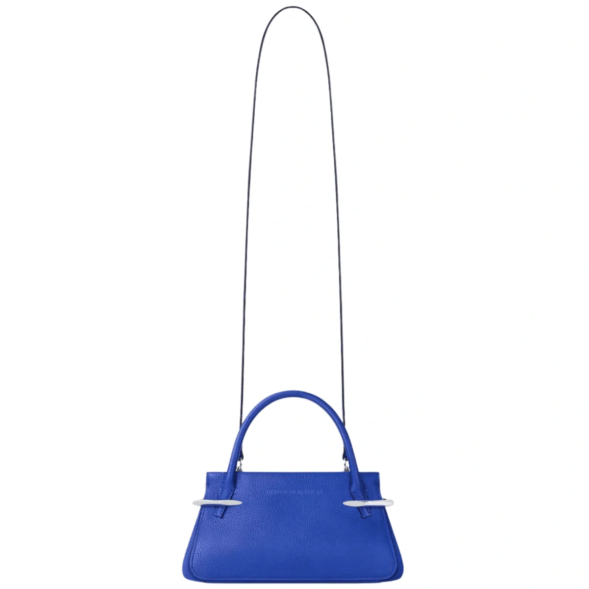 Mini Pinch bag in grained leather