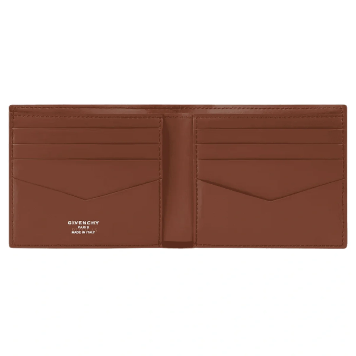 Wallet in grained leather