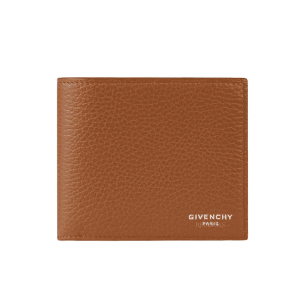 Wallet in grained leather