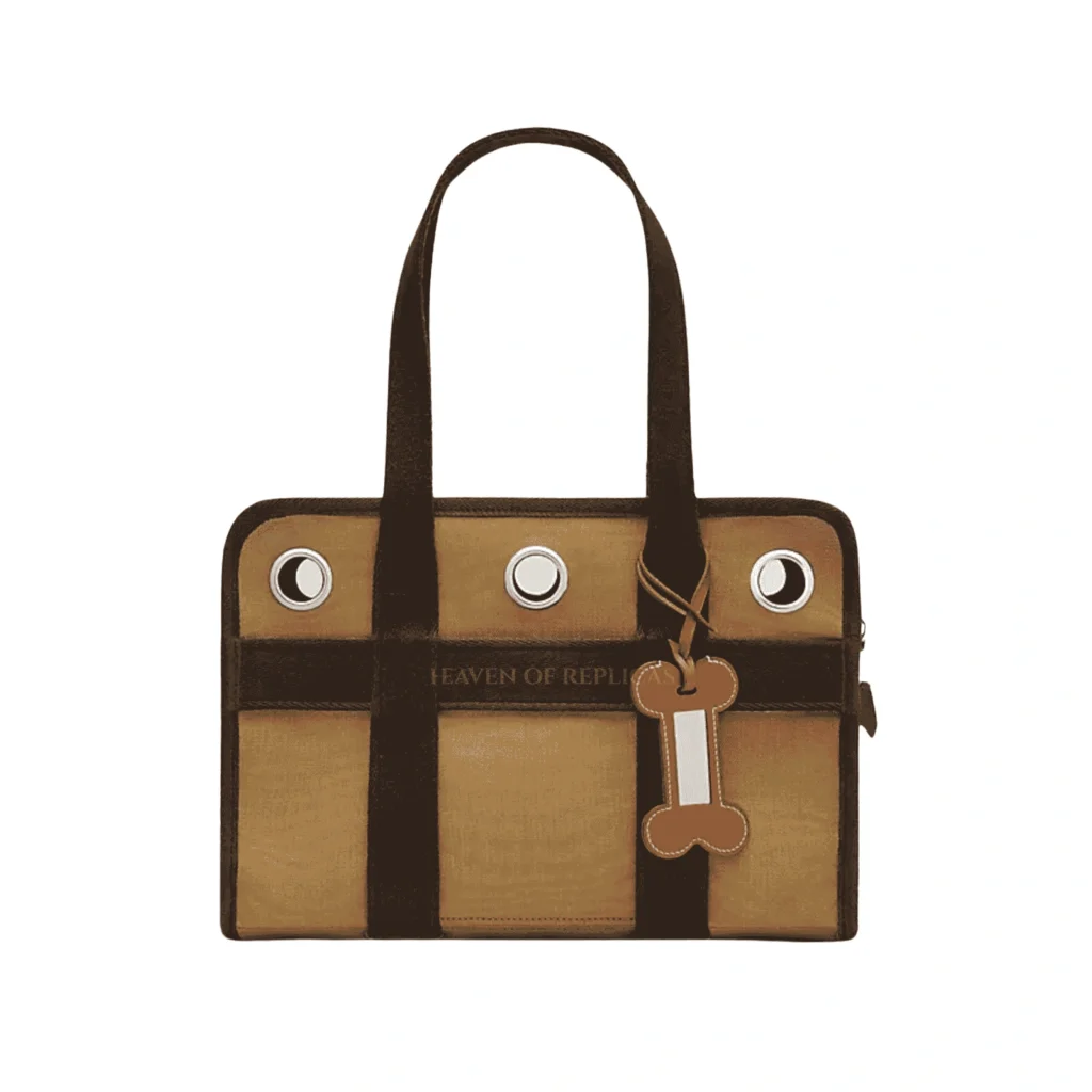 Carrying replica bag for dogs