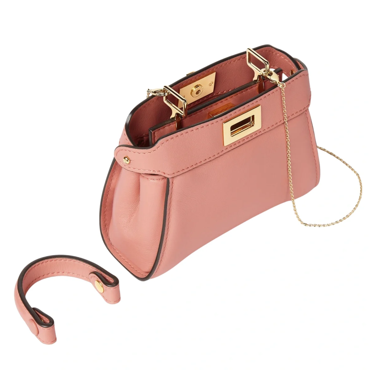 Nano Peekaboo Pink Replica Bag – FEN-008 - Image 4