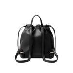 Black Leather Backpack Knockoff– FEN-006 - Image 4