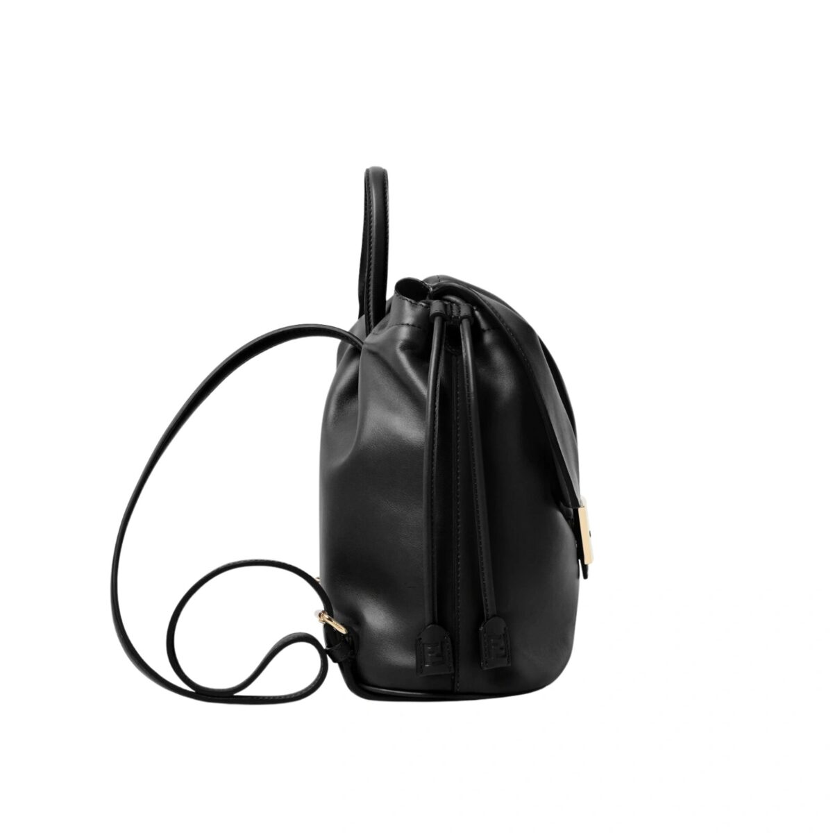 Black Leather Backpack Knockoff– FEN-006 - Image 2