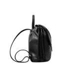 Black Leather Backpack Knockoff– FEN-006 - Image 2