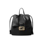 Black Leather Backpack Knockoff